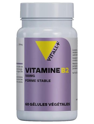 Image 80667 supplémentaire pour Vitamine B2 100 mg Riboflavine 5-Phosphate - Énergie et Vision 60 gélules végétales - Vit'all+