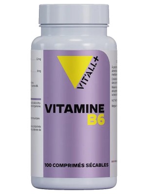 Image 80669 supplémentaire pour Vitamine B6 Pyridoxal 5-Phosphate 12 mg - Équilibre hormonal et Fatigue 100 comprimés sécables - Vit'all+
