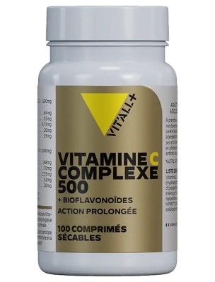 https://www.louis-herboristerie.com/80671-home_default/vitamine-c-500-action-prolongee-et-bioflavonoides-immunite-et-fatigue-100-comprimes-secables-vit-all.jpg Image 80671 supplémentaire pour Vitamine C 500 Action Prolongée et Bioflavonoïdes - Immunité et Fatigue 100 comprimés sécables - Vit'all+