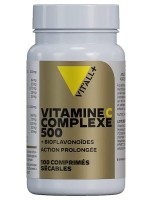 Image de Vitamine C 500 Action Prolongée et Bioflavonoïdes - Immunité et Fatigue 100 comprimés sécables - Vit'all+ depuis Herboristerie Louis - Produits de phytothérapie et d'herboristerie en ligne (195)