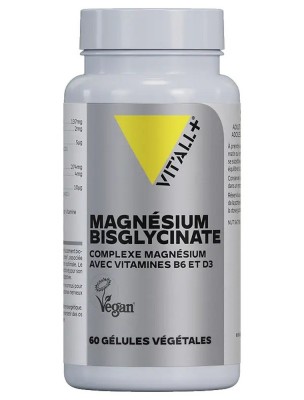 Image de Magnésium Bisglycinate - Détente 60 gélules - Vit'all+ depuis Achetez les produits Vit'All + à l'herboristerie Louis (5)