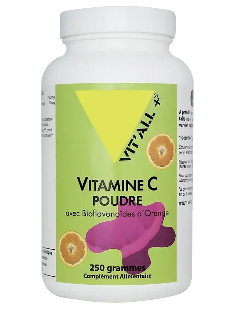 Image principale de la modale pour Vitamine C - Vitalité poudre 250 grammes - Vit'all+
