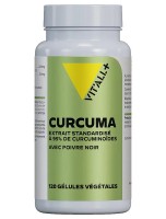 Image de Curcuma avec Poivre Noir - Articulations et Digestion 120 gélules végétales - Vit'all+ depuis Curcuma bienfaisant pour vos articulations | Louis Herboristerie