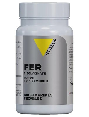 Image 80705 supplémentaire pour Fer Bisglycinate 27 mg - Immunité 100 comprimés - Vit'all+