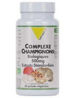 Image de Complexe Champignons Bio 500 mg - Défenses naturelles 60 gélules végétales - Vit'all+ depuis Produits pour Sommeil et Énergie | Louis Herboristerie (7)