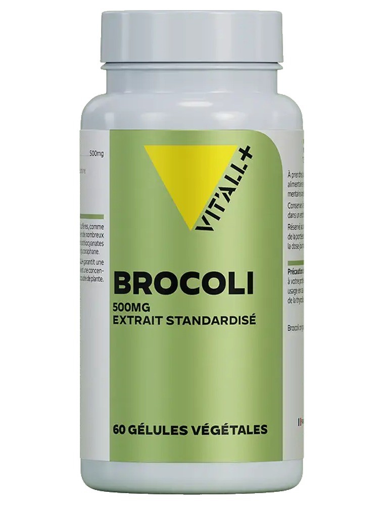 Image principale de la modale pour Brocoli 500 mg - Antioxydant 60 gélules végétales - Vit'all+