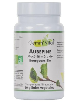 Image de Aubépine Bourgeon Bio - Coeur et Détente 60 gélules végétales - Vit'all+ depuis Achetez les produits Vit'All + à l'herboristerie Louis