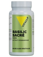 Image de Basilic sacré Tulsi 500 mg - Défenses naturelles et Respiration 60 gélules végétales - Vit'all+ depuis Produits pour Sommeil et Énergie | Louis Herboristerie (4)