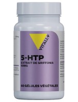 Image de 5-HTP Extrait de Griffonia 50 mg - Détente et Sommeil 60 gélules végétales - Vit'all+ depuis Herboristerie Louis - Produits de phytothérapie et d'herboristerie en ligne