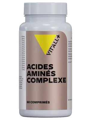 Image de Acides Aminés Complexe - Tonus 60 comprimés - Vit'all+ depuis Achetez les produits Vit'All + à l'herboristerie Louis