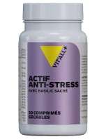Image de Actif Anti-stress - Stress et Détente 30 comprimés - Vit'all+ depuis Produits pour Sommeil et Énergie | Louis Herboristerie