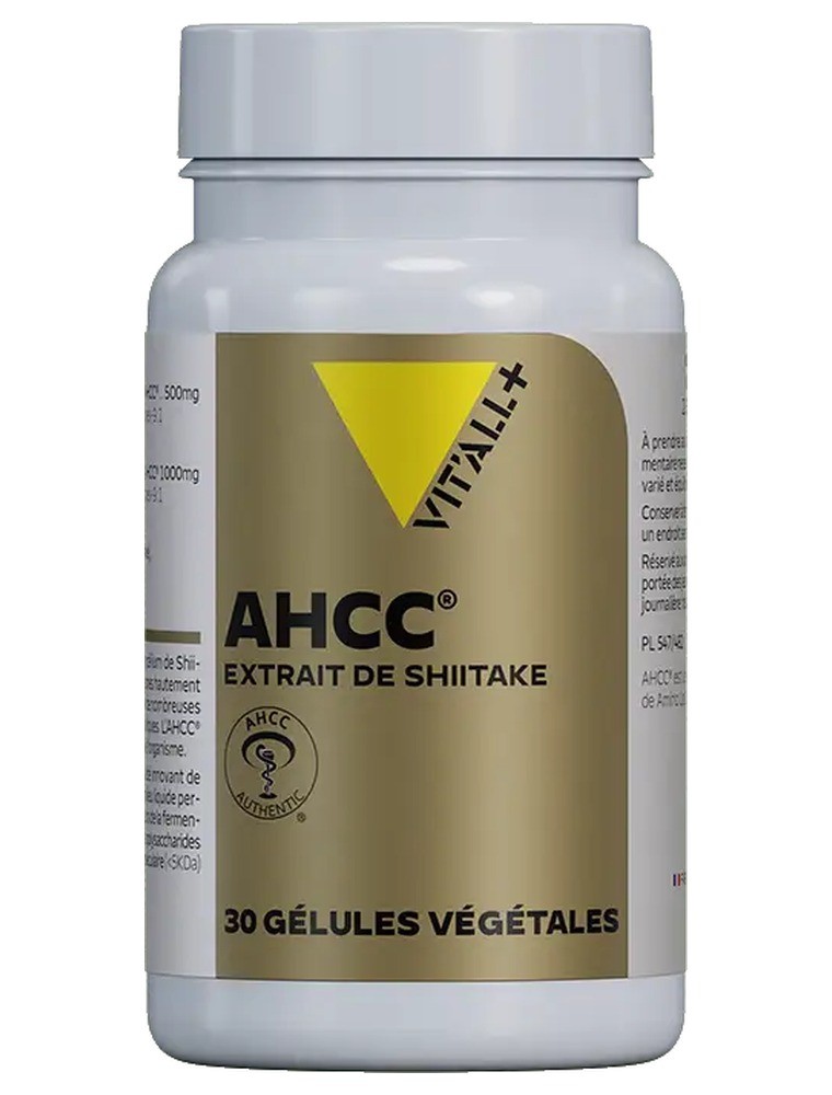 Image principale de la modale pour AHCC 1000 mg - Défenses naturelles 30 gélules végétales - Vit'all+