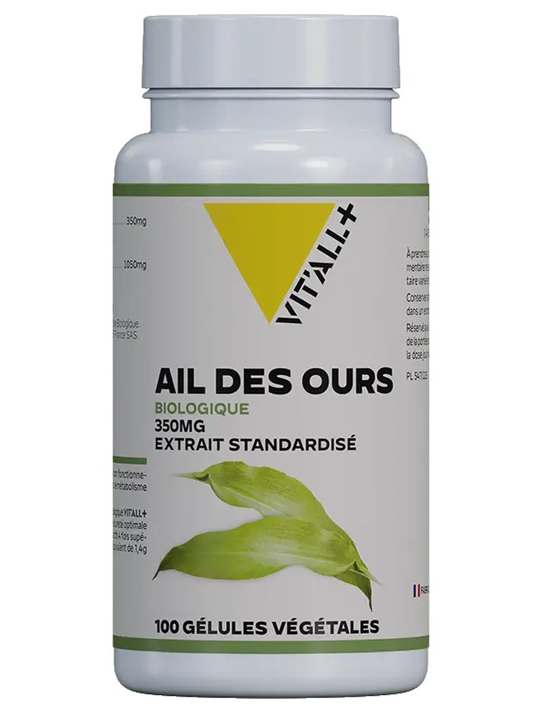 Image principale de la modale pour Ail des Ours Bio 350mg - Coeur et cholestérol 100 gélules végétales - Vit'all+