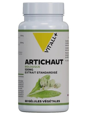 Image de Artichaut 500mg Bio - Digestion et Confort intestinal 60 gélules végétales - Vit'all+ depuis Achetez les produits Vit'All + à l'herboristerie Louis