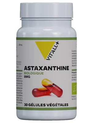 Image de Astaxanthine 8mg Bio - Antioxydant 30 gélules végétales - Vit'all+ depuis Achetez les produits Vit'All + à l'herboristerie Louis