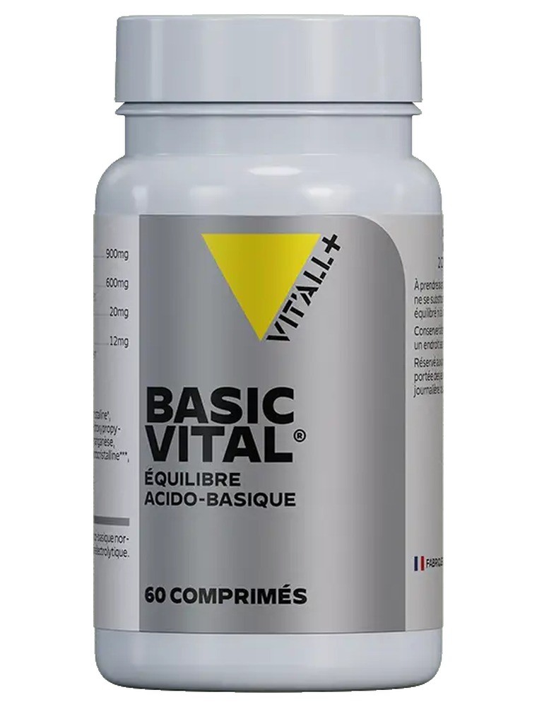 Image principale de la modale pour Basic-Vital - Equilibre-Acido-basique 60 comprimés - Vit'all+