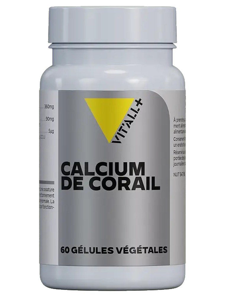 Image principale de la modale pour Calcium de Corail - Immunité et Ossature 60 gélules végétales - Vit'all+