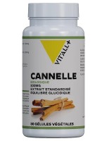 Image de Cannelle 500mg Bio - Digestion 80 gélules végétales - Vit'all+ depuis Herboristerie Louis - Produits de phytothérapie et d'herboristerie en ligne (35)