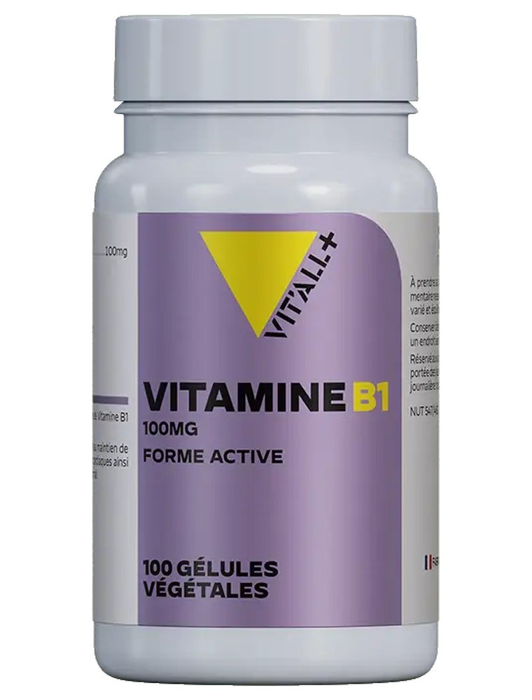 Image principale de la modale pour Vitamine B1 100mg - Coeur et Détente 100 gélules végétales - Vit'all+