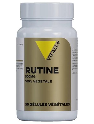 Image de Rutine 500mg - Circulation 50 gélules végétales - Vit'all+ depuis Achetez les produits Vit'All + à l'herboristerie Louis (7)