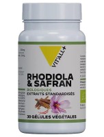 Image de Rhodiola et Safran Bio - Détente et Sommeil 30 gélules végétales - Vit'all+ depuis Formules de Plantes en Gélules | Louis Herboristerie (3)