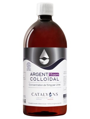 Image de Argent colloïdal 15 ppm - Oligo-élément 1 Litre - Catalyons depuis Achetez les produits Catalyons à l'herboristerie Louis
