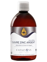 Image de Cuivre, Zinc et Argent - Oligo-éléments 500 ml - Catalyons depuis Oligo-éléments pour votre vitalité | Louis Herboristerie