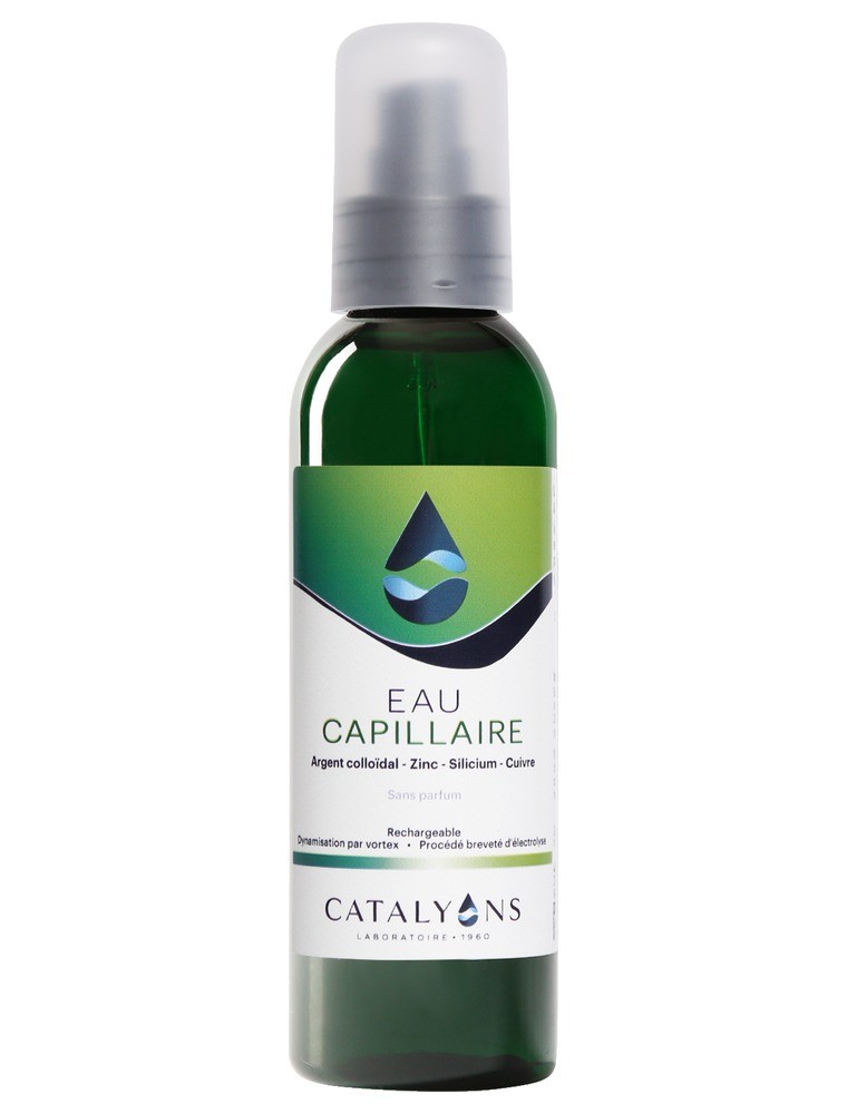 Image principale de la modale pour Eau Capillaire à l'Argent Colloïdal et à la Chlorophylle - Fortifie 150 ml - Catalyons