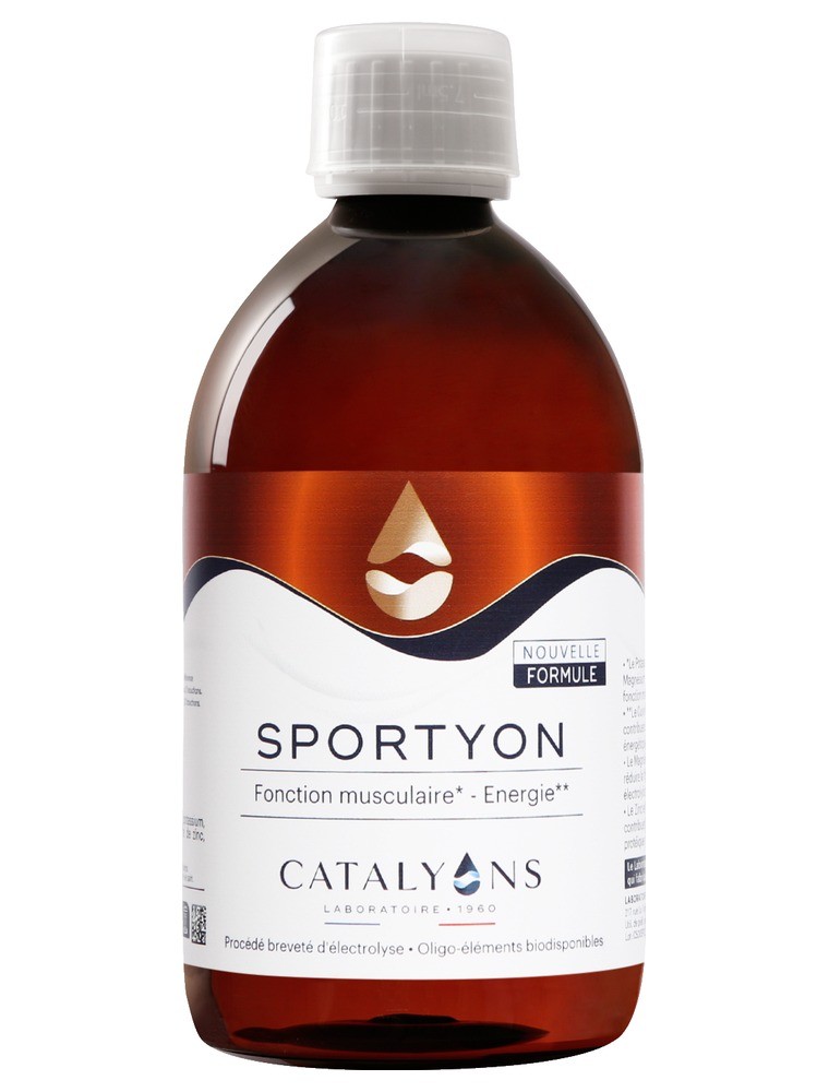 Image principale de la modale pour Sportyon - Fonction musculaire Oligo-éléments 500 ml - Catalyons
