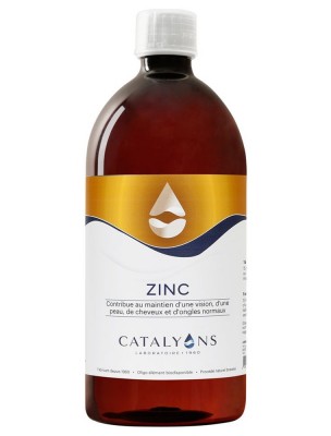 Image de Zinc - Peau et Métabolisme Oligo-élément 1000 ml - Catalyons depuis louis-herboristerie
