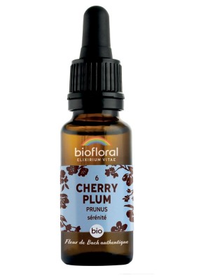 Image de Cherry Plum Prunus n°6 - Confiance et Sérénité Bio aux Fleurs de Bach 20 ml - Biofloral depuis Achetez les produits Biofloral à l'herboristerie Louis
