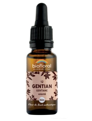 Image 80915 supplémentaire pour Gentian Gentiane n°12 - Force et Volonté Bio aux Fleurs de Bach 20 ml - Biofloral