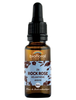 Image 80929 supplémentaire pour Rock rose (Hélianthème) n°26 - Sérénité et Confiance Bio aux Fleurs de Bach 20 ml - Biofloral