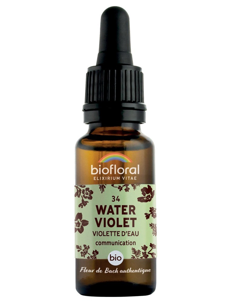Image principale de la modale pour Water Violet n°34 - Communication et Sociabilité Bio aux Fleurs de Bach 20 ml - Biofloral