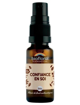 Image de Confiance en Soi Bio - Spray Complexe Bio aux Fleurs de Bach 20 ml - Biofloral depuis Achetez les produits Biofloral à l'herboristerie Louis