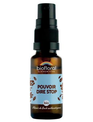 Image de Pouvoir Dire Stop Bio - Spray Complexe Bio aux Fleurs de Bach 20 ml - Biofloral depuis Achetez les produits Biofloral à l'herboristerie Louis