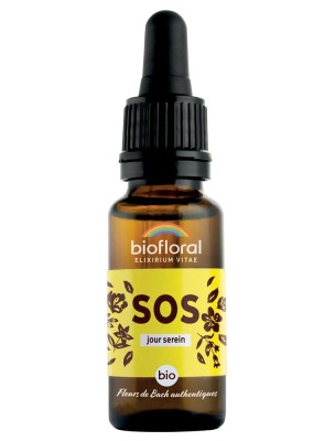 Image de SOS Jour Serein - Complexe Secours Bio aux Fleurs de Bach 20 ml - Biofloral depuis Achetez les produits Biofloral à l'herboristerie Louis (2)