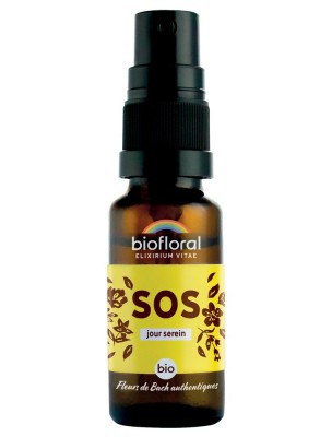 Image de Complexe Secours Jour Serein Bio - Spray Complexe Secours Bio aux Fleurs de Bach 20 ml - Biofloral depuis Achetez les produits Biofloral à l'herboristerie Louis
