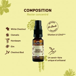 Image 81003 supplémentaire pour Rester Concentré Bio - Spray Complexe Bio aux Fleurs de Bach 20 ml - Biofloral