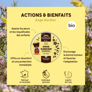 Image 81011 supplémentaire pour Ange gardien Bio - Fleurs de Bach pour les Enfants Gommes 45g - Biofloral