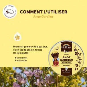 Image 81012 supplémentaire pour Ange gardien Bio - Fleurs de Bach pour les Enfants Gommes 45g - Biofloral