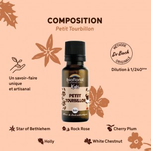 Image 81027 supplémentaire pour Petit Tourbillon Bio - Fleurs de Bach Granules 19,5 g - Biofloral