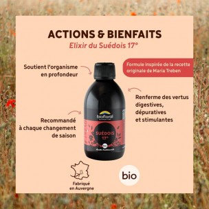 Image 81059 supplémentaire pour Élixir du Suédois Bio 17°- Dépuratif 300 ml - Biofloral