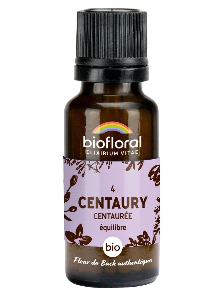Image principale de la modale pour Centaury Centaurée n°4 - Calme et Équilibre Bio aux Fleurs de Bach en granules 19,5 g - Biofloral