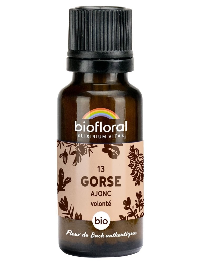 Image principale de la modale pour Gorse Ajonc n°13 - Joie et Volonté Bio aux Fleurs de Bach en granules 19,5 g - Biofloral