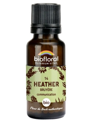 Image 81100 supplémentaire pour Heather Bruyère n°14 - Communication et Sociabilité Bio aux Fleurs de Bach en granules 19,5 g - Biofloral