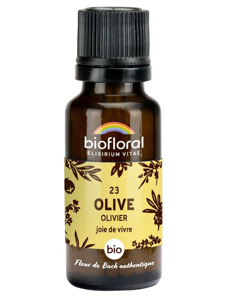 Image principale de la modale pour Olive Olivier n°23 - Surmenage Bio aux Fleurs de Bach en granules 19,5 g - Biofloral