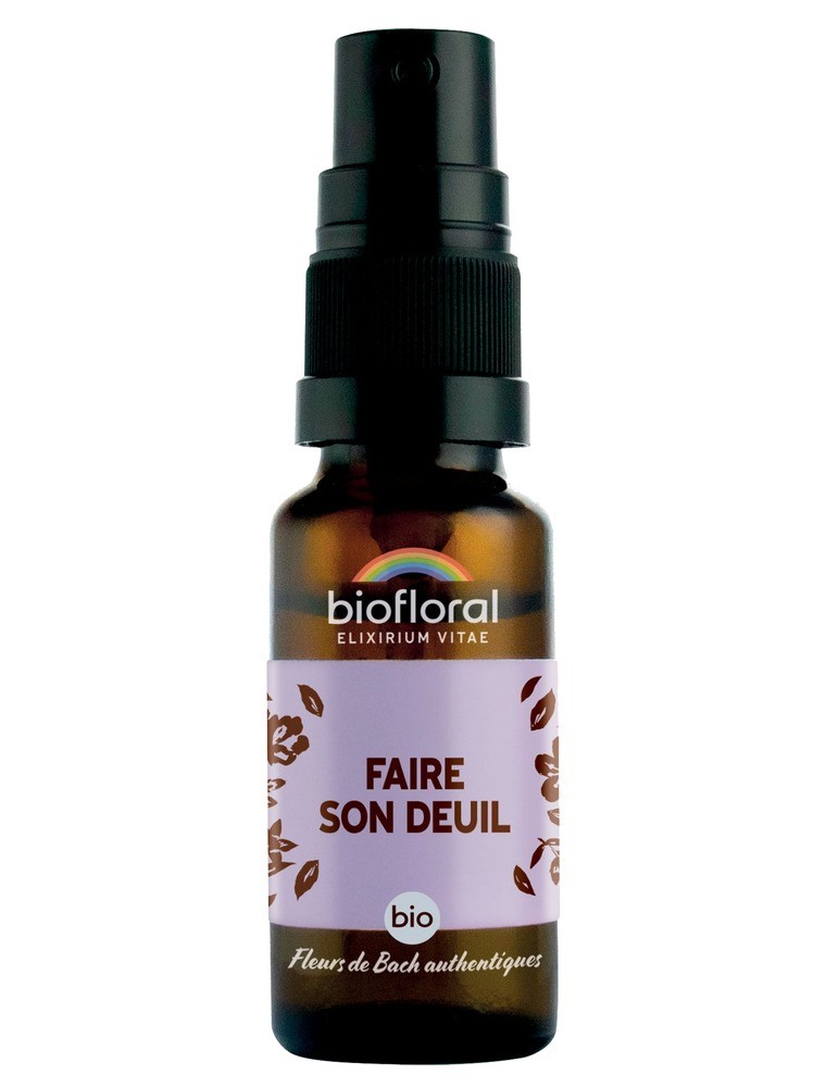 Image principale de la modale pour Faire son Deuil Bio - Spray Complexe Bio aux Fleurs de Bach 20 ml - Biofloral