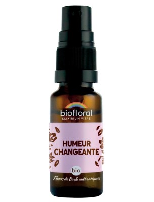 Image de Humeur Changeante Bio - Spray Complexe Bio aux Fleurs de Bach 20 ml - Biofloral depuis Commandez les produits Biofloral à l'herboristerie Louis