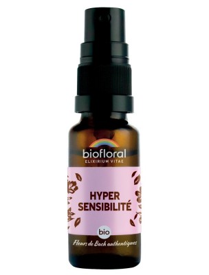 Image de Hypersensibilité Bio - Spray Complexe Bio aux Fleurs de Bach 20 ml - Biofloral depuis Commandez les produits Biofloral à l'herboristerie Louis